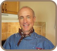 Tom Castrigno, founder and lead chef of The Mobile Chef, in the kitchen